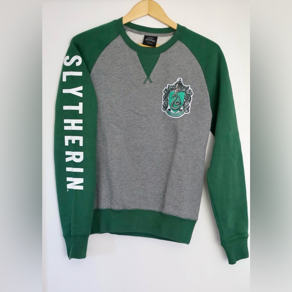 Universal Studios Sweatshirt Wizarding World Harry Potter Slytherin- New - Picture 5 of 6